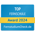 ATN Akademie - Award 2024 Top Fernschule auf Fernstudium Check